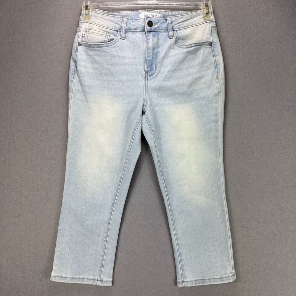 Judy Blue Denim Jeans Women's 7/28 Skinny Fit Capri Pants Stretch Comfort